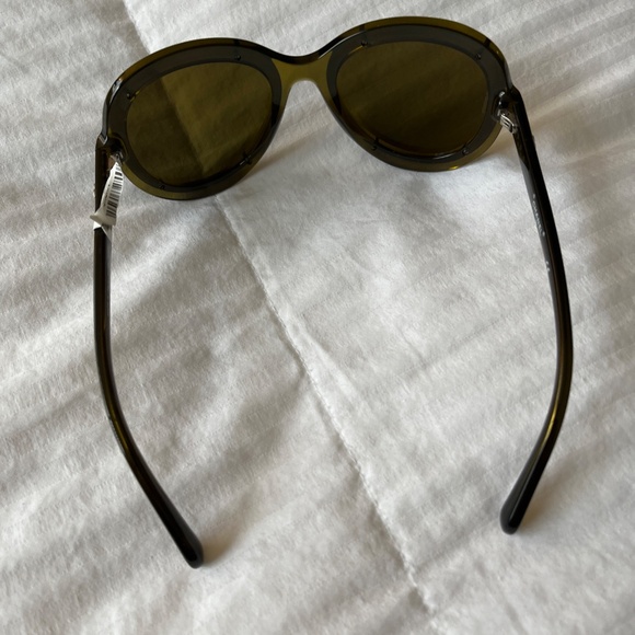 Authentic Chanel Sunglasses - vintage olive green main image 6